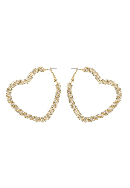 Margot Bardot Candy Heart Oorbellen - Gold