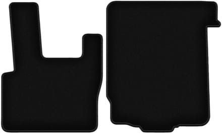 Wielganizator WLG-BASIC Serie - Velours Automatten - Zwart - DAF XF105