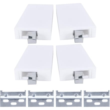 2Set Verstelbare Kast Hanger met Montageplaat Kast Meubel Hardware Onderdelen
