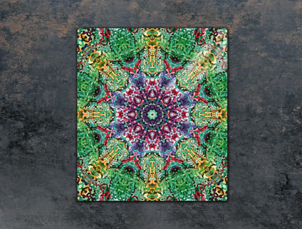 TMK ArtDeko Serie - Snijplank - 45x52 cm - Glas - Veelkleurig