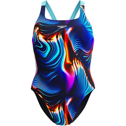 Dames zwempak uit 1 stuk Speedo End+ Dig Leaderb
