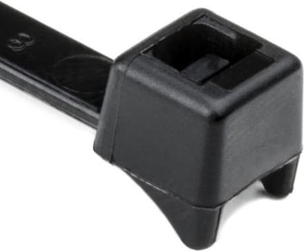 HellermannTyton 112-56019 CTT60R-PA66-BK Kabelbinder 205 mm 4.70 mm Zwart Hittegestabiliseerd 100 stuk(s)