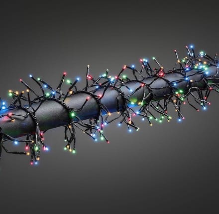 Konstsmide Lichtsnoer Cluster Veelkleurig 960 Led 12,2 Meter Zwart