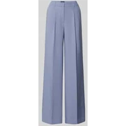 Wide leg bandplooibroek met persplooien Model 'C_TIWI2'