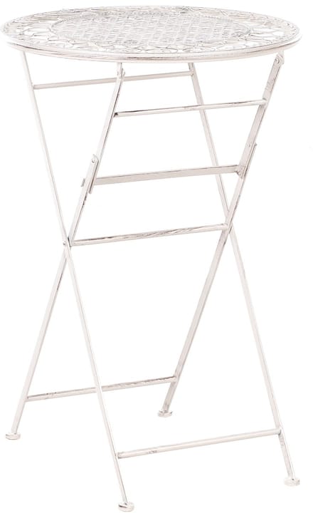 TRIESTE - Tuinbartafel - Lichtbeige - 60 x 60 cm - IJzer