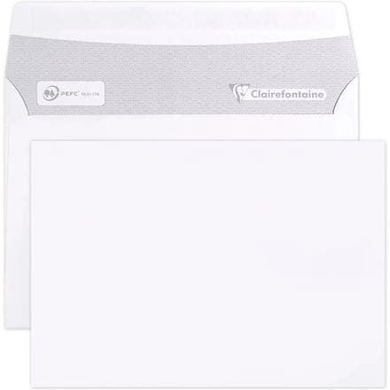 Zelfklevende envelop Clairefontaine 90 g (x500)