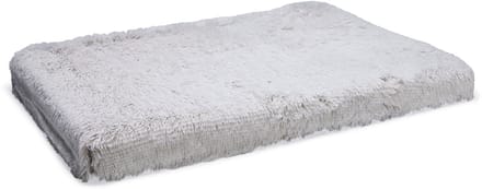 Beeztees Siba - Orthopedisch Hondenkussen - Fluffy - Beige - 100x70x9 cm - Maat L -