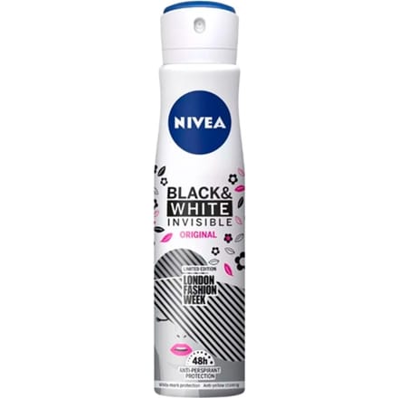 Nivea - Deospray - Invisible Black & White - 48 Uur Lange Bescherming - 150 ml