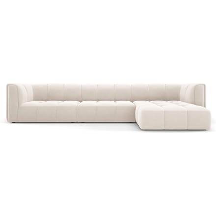 Hoekbank Francesca velvet rechts 5-zits | Milo Casa