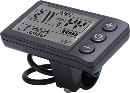 Elektrische Fietsdisplay S866 Lcd-scherm Meter - 24V 36V 48V Bedieningspaneel - Waterdichte Plug