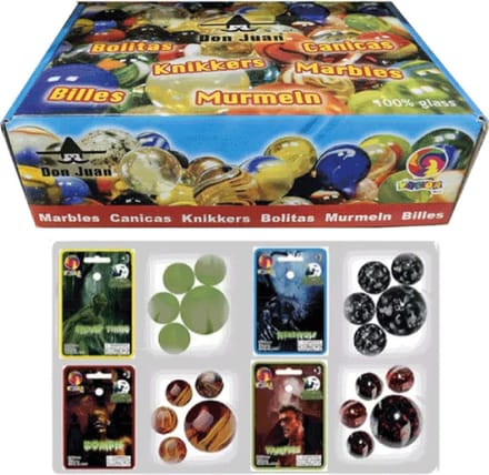 Knikkers - Monster collection - 21st. - Willekeurig geleverd