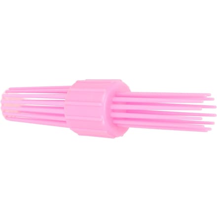 Haarkrulroller Kam Antislip Draagbaar Zachte Krullen Meertandige Haarstyling Krulkam pink