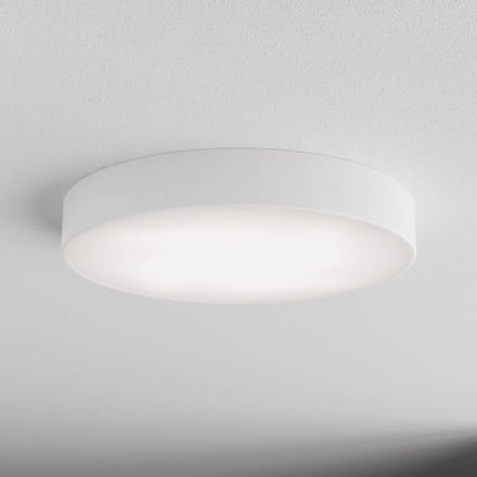 TEMAR LIGHTING Plafondlamp Cleo, Ø 50 cm, IP54, wit, metaal, E27