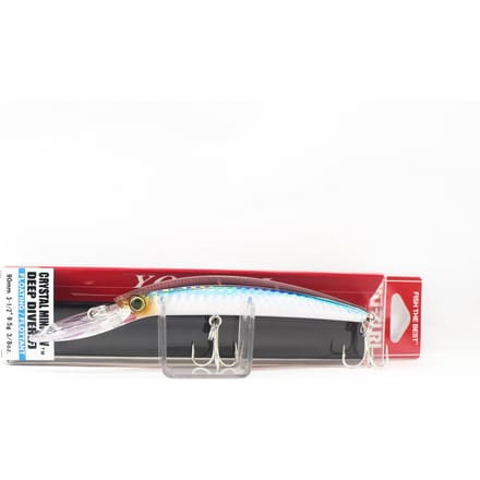 Yo Zuri Crystal Minnow DD 90 mm Drijvend Aas R1134-HSM (2356) gray