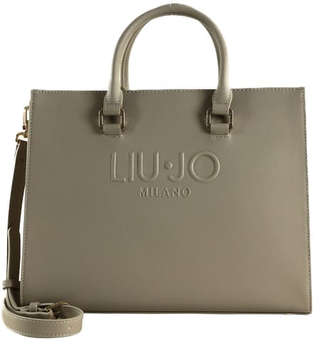 LIU JO handtas shopper Halona ECS Tote Bag Neutro Taupe