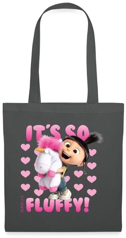 Minions Agnes It's So Fluffy Pink Tas Van Stof Schoudertas