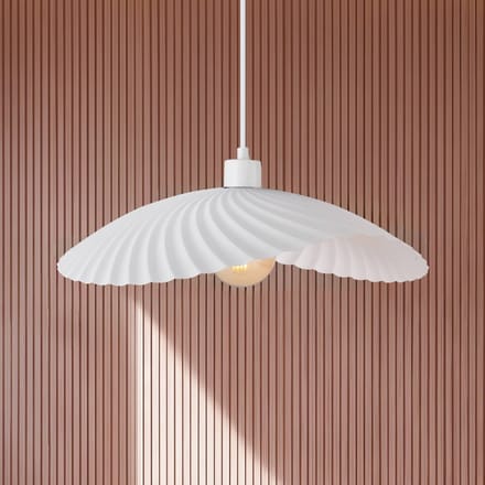 Viokef Hanglamp Dance, wit, Ø 47 cm, metaal