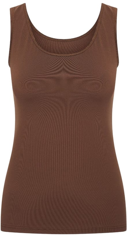 RJ Pure Color Dames Hemd Espresso M