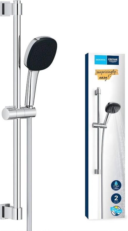 AHD® Regendouche - Regendoucheset - Regendouches - Regendouchekop - Zilver - 14cm x 11cm x 60cm