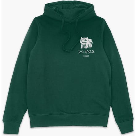 Pokémon Bulbasaur Evo Hoodie - Green - S