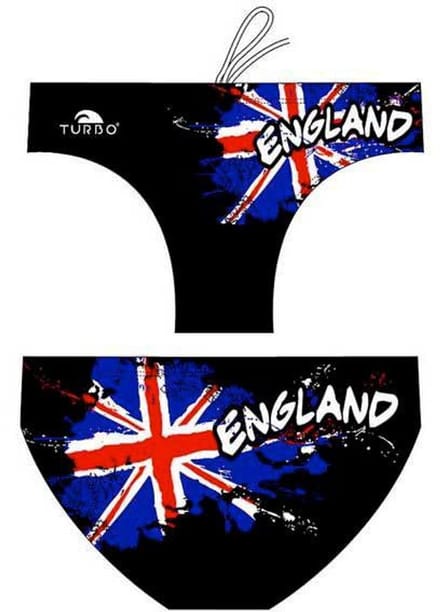 Turbo England 2012 Zwemslip Zwart 2XL Man