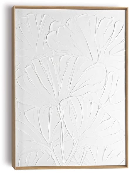 Schilderij 3D Art Bloemen - 70 x 50 - Hout - REINDERS