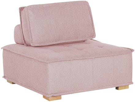 TIBRO - Fauteuil - Roze - Polyester