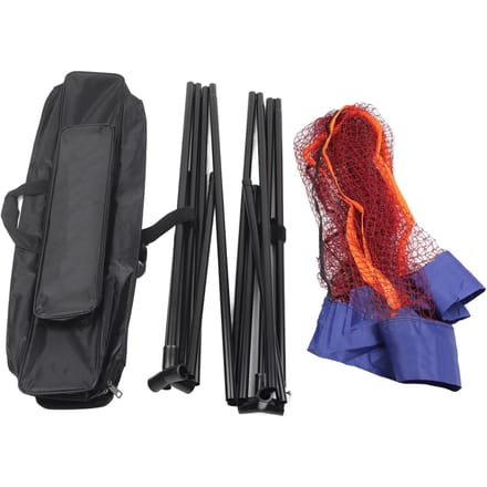 Support de Filet de Badminton Pliable Portable Filet de Tennis Réglable pour Jeu Intérieur Extérieur 3.1M black