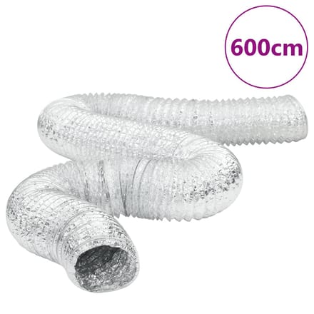 vidaXL - Ventilatieslang - Ø10 - cm - 6 - m - aluminium