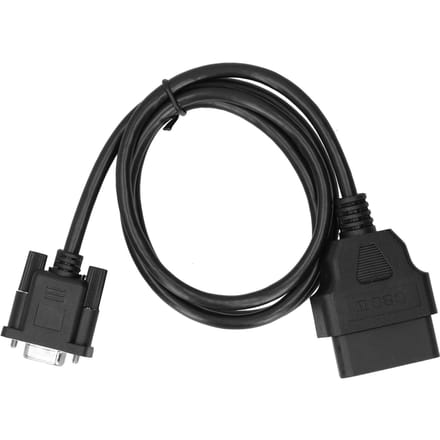 16-pins OBD2 naar RS232 DB9 Auto Diagnose Interface Adapter Verlengkabel Connector black