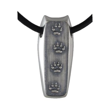 AuBor ®. Hanger. Zilver. Wolvensporen.