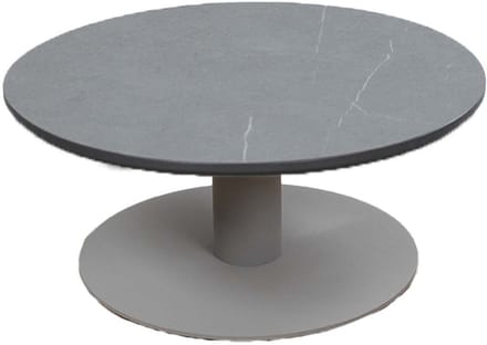 Loungetafel Barletta ø80cm | Desert Pearl & Camel