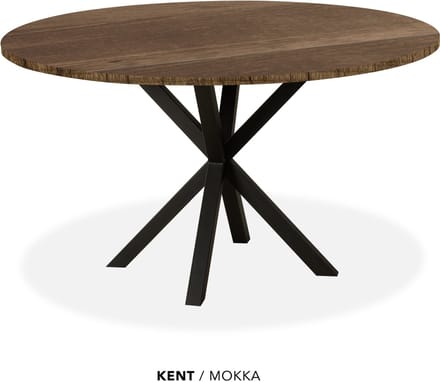 Maxfurn - Eettafel rond | Zeer krasvast | Kleur: Mokka | diameter 140cm