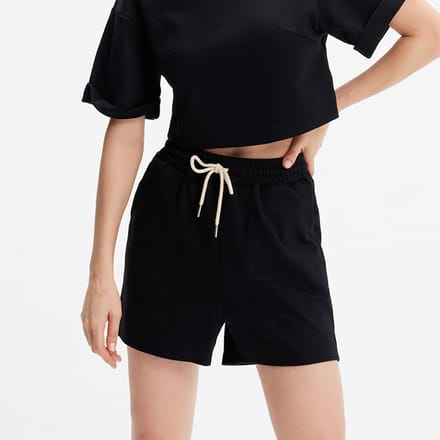 Sporty short broek trui