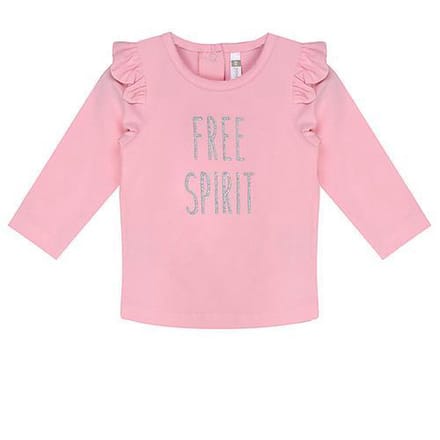 Ducky Beau - Longsleeve - Candy Pink - Maat 80