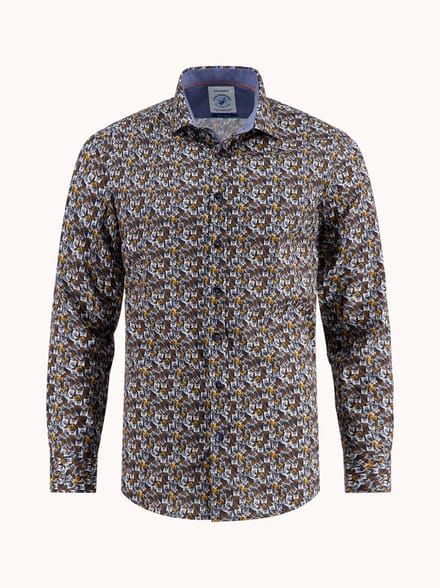 A Fish Named Fred Shirt tumbler glass Mustard (32.008.509)