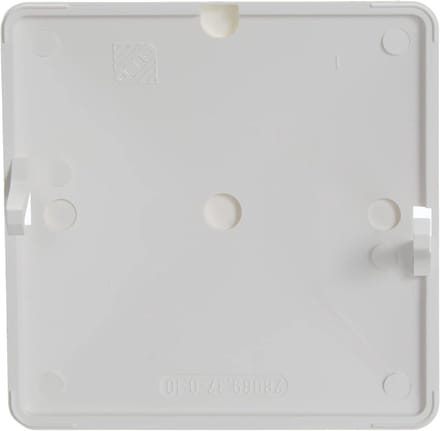 Afdekplaat - Blind Plaatje - Renovatie Werk - Vergrendelbaar - 80x80 mm - Zuiver Wit