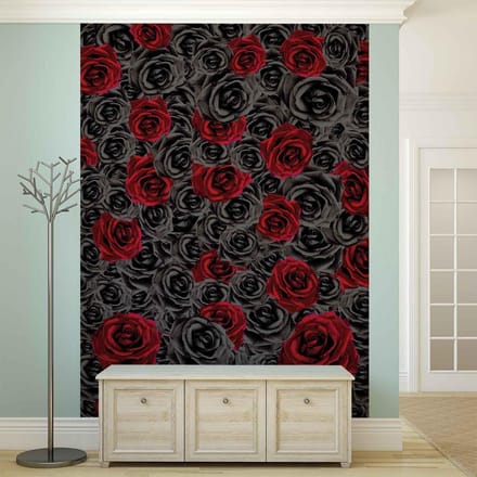 Fotobehang Roses  | XXL - 206cm x 275cm | 130g/m2 Vlies