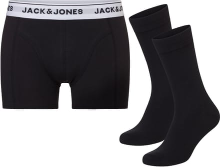 JACK & JONES - JACORDINARY GIFTBOX - Heren Giftbox Sokken + Boxershort - Maat M