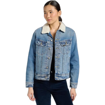 Dames spijkerjack Lee Sherpa Rider