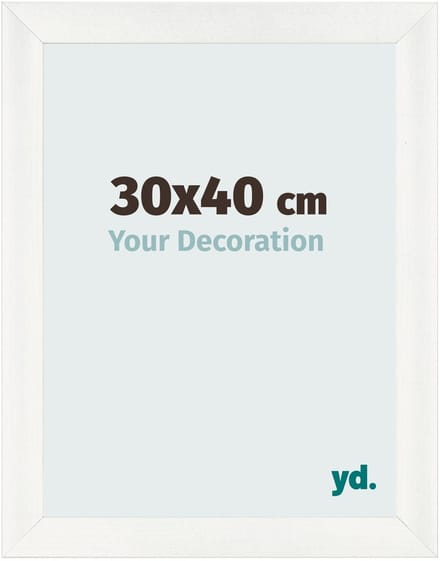 Your Decoration - Fotolijst 30x40 cm - MDF - Wit Geveegd - Pisa
