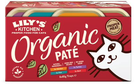 Lily's Kitchen Kattenvoer Nat Organic Paté Multipack - 8x85 gr