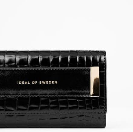 iDeal of Sweden Studio Clutch voor iPhone 11 Pro/XS/X Neo Noir Croco