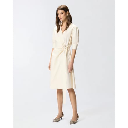 Pinko aline jurk comfort poplin ss26