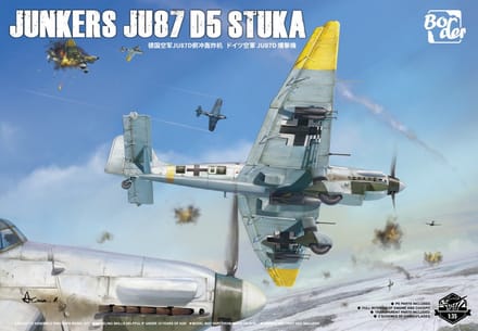 Border Model Modelbouwpakket Vliegtuigen - BF012 Junkers Ju 87 D5 Stuka - Propeller Vliegtuig Plastic - 1:35 - Modelbouw