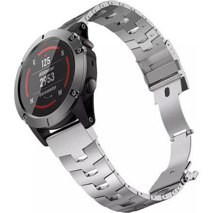 Garmin Fenix 7 titanium bandje (zilver)