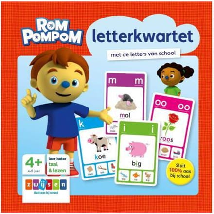 Rompompom letterkwartet Bordspellen