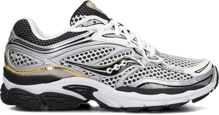 Saucony Progrid Omni 9 Sneakers - Leatherlook - Dames - Zilverkleurig - Maat 40