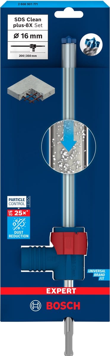 Bosch EXPERT SDS Clean plus-8X hamerboor set 16 x 200 x 350