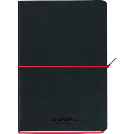 Notitieboek Aurora Tesoro A5 192blz lijn 80gr rood
